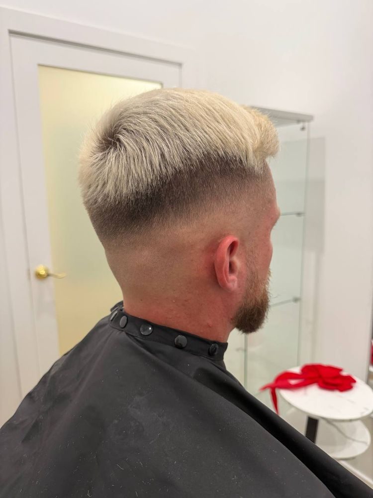 Skin Fade, Bleach & Tone
